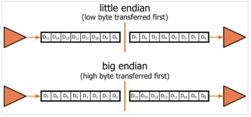 Endian in data transfer